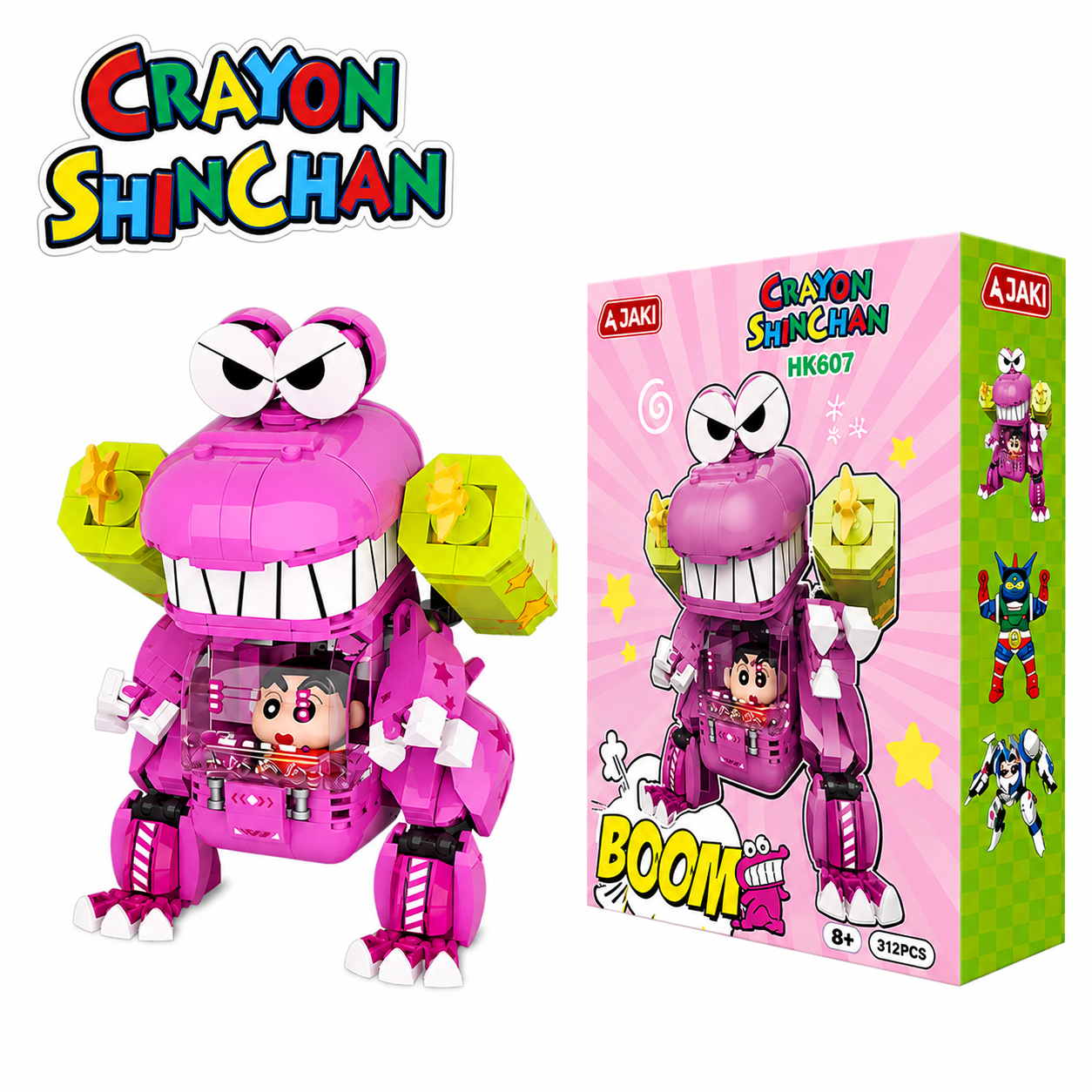 Crayon Shin Chan Mecha Series Building Block - Crocodile Mountain