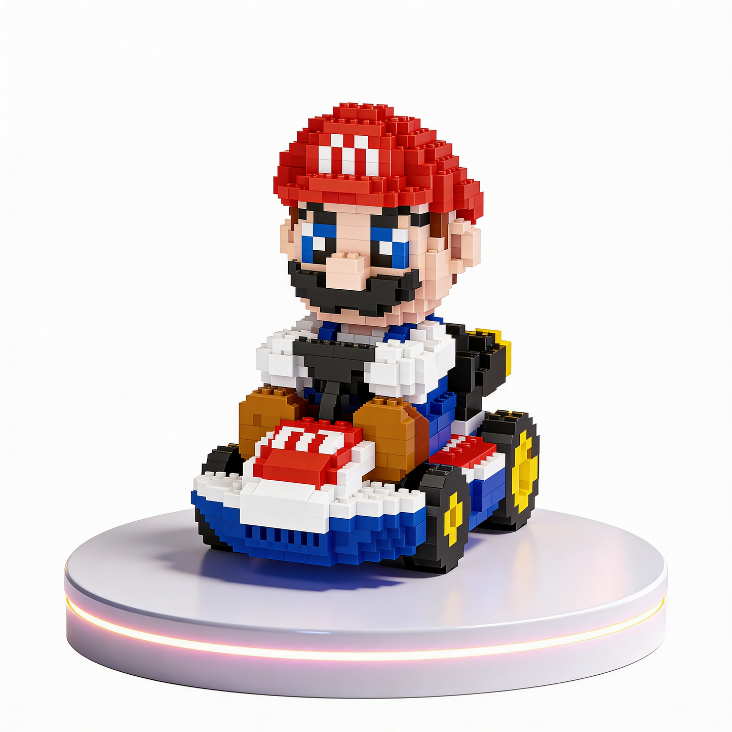 Super Mario Kart 3D Pixel Block