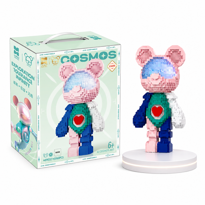 Cosmos Bear 3D Model Brick Figure Toys