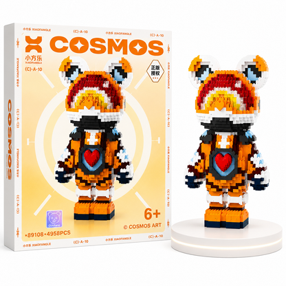 Cosmos Bear 3D Model Brick Figure Toys