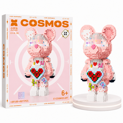 Cosmos Bear 3D Model Brick Figure Toys