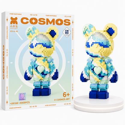 Cosmos Bear 3D Model Brick Figure Toys