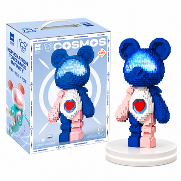 Cosmos Bear 3D Model Brick Figure Toys