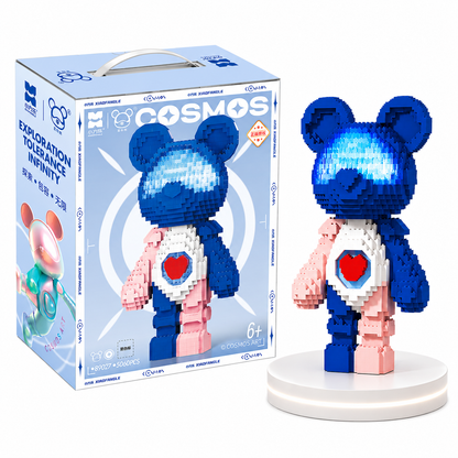 Cosmos Bear 3D Model Brick Figure Toys