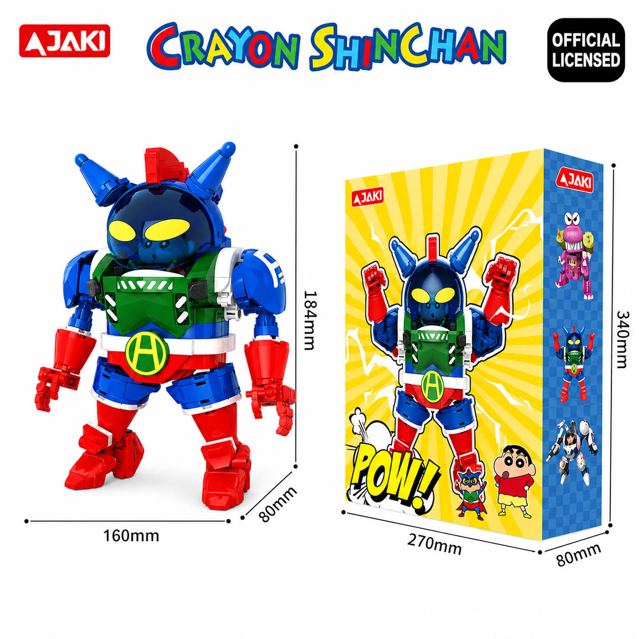 Crayon Shin Chan Mecha Series Building Block - Kamen