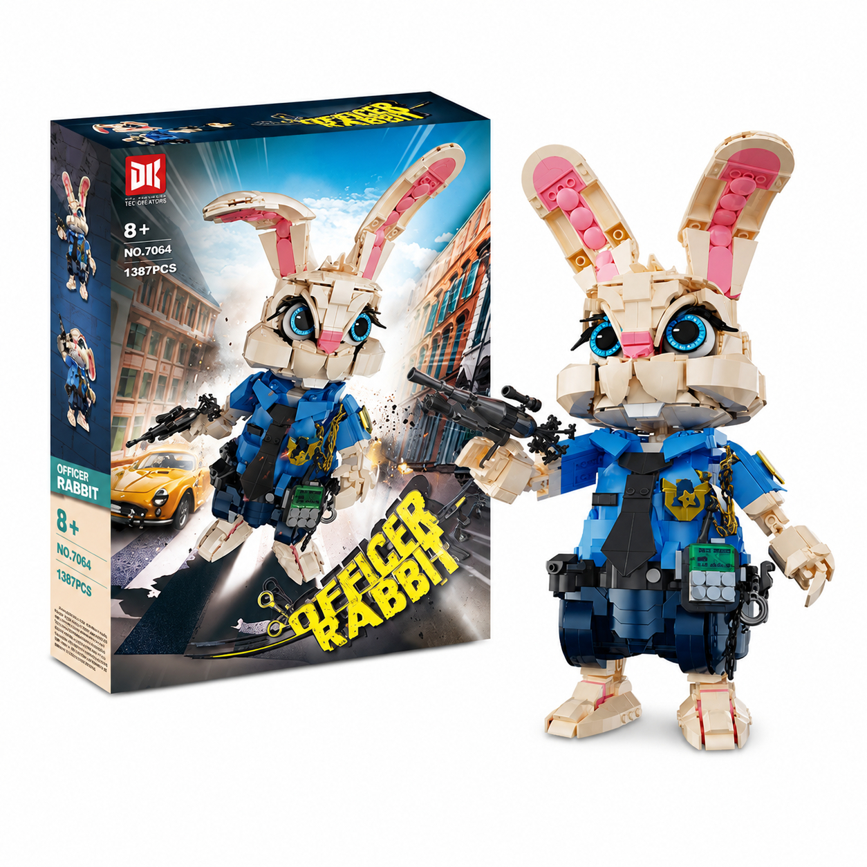 Officer Rabbit Building Block