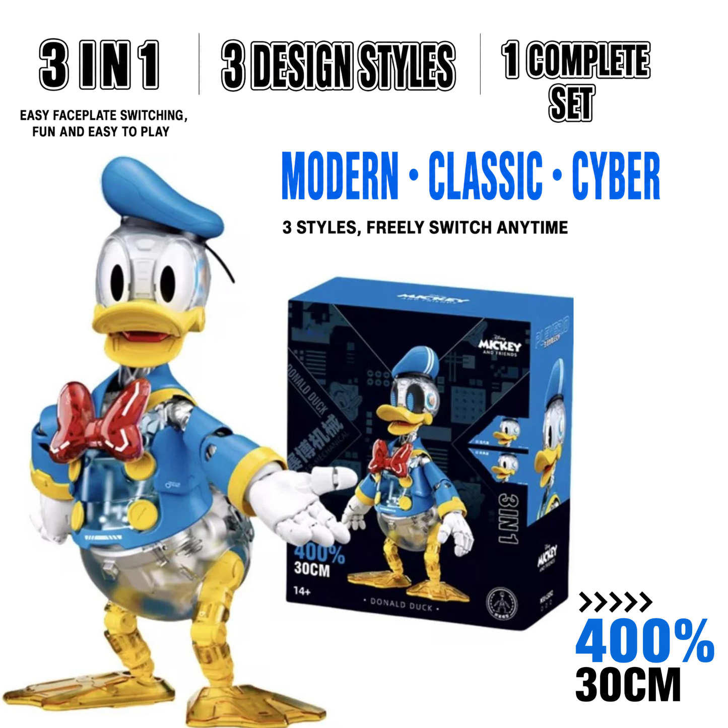 Donald Duck Cyber Mechanical